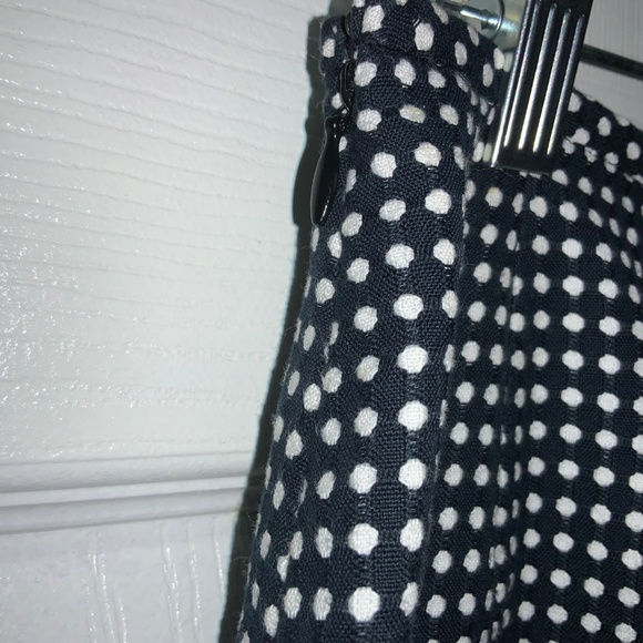 Le suit polka dot suit set Sz 8P black white short sleeve msr - Picture 10 of 11